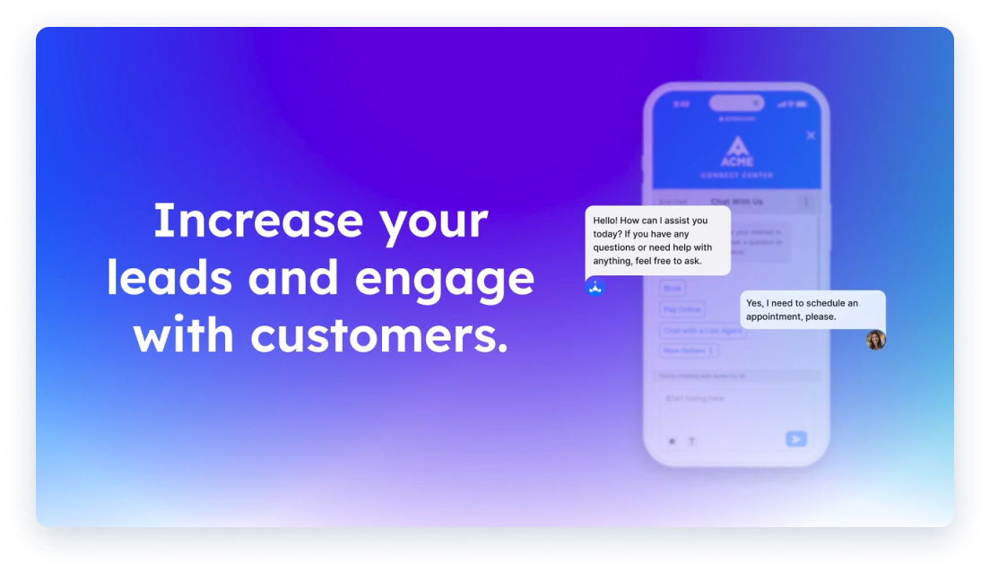 Increase your leads and engage with customers.